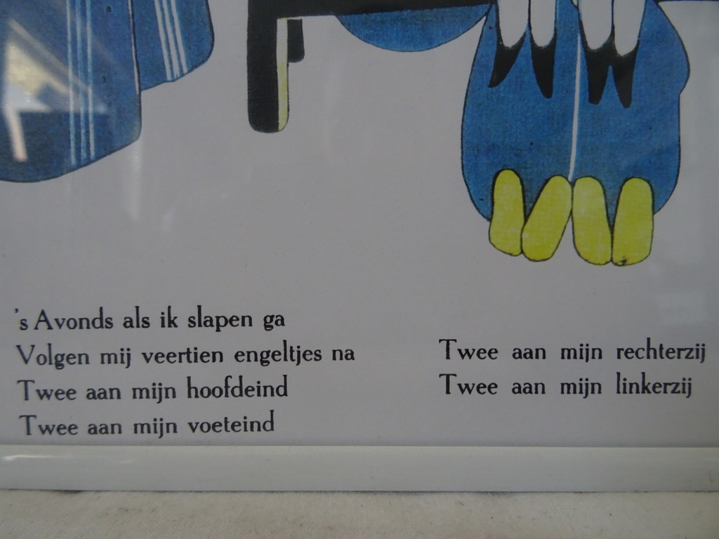 Vintage ingelijst avondgebed - Afbeelding 5