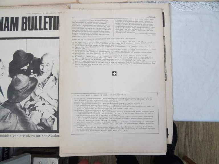 Collectie Vietnam bulletin krantjes 1969