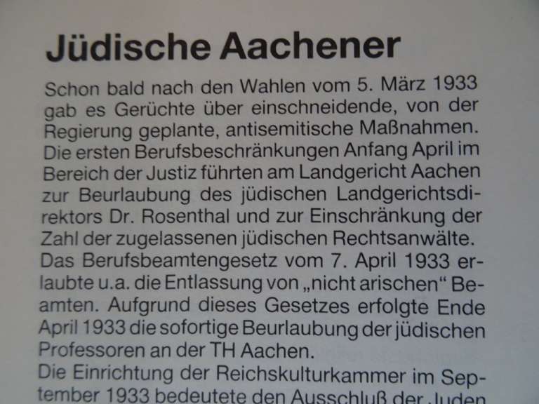 Aachen 1933 Die Machtergreifung der Nazis