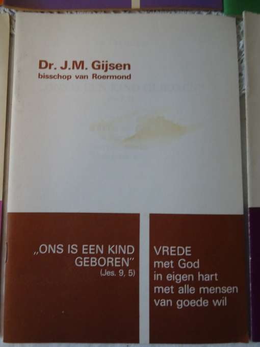 Collectie boekjes Dr. J.M. Gijsen