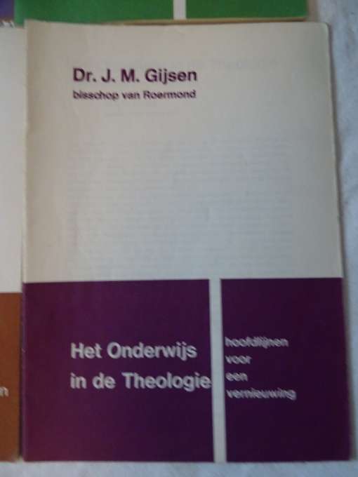 Collectie boekjes Dr. J.M. Gijsen