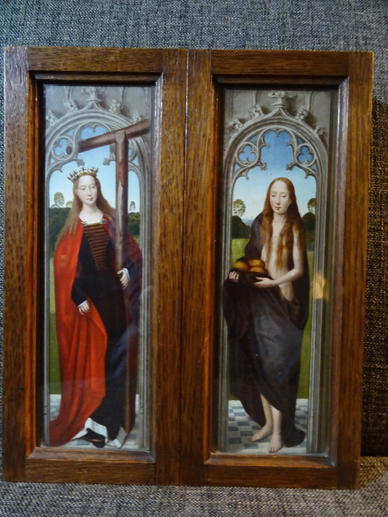 Antiek drieluik de Bewening van Christus - Afbeelding 2