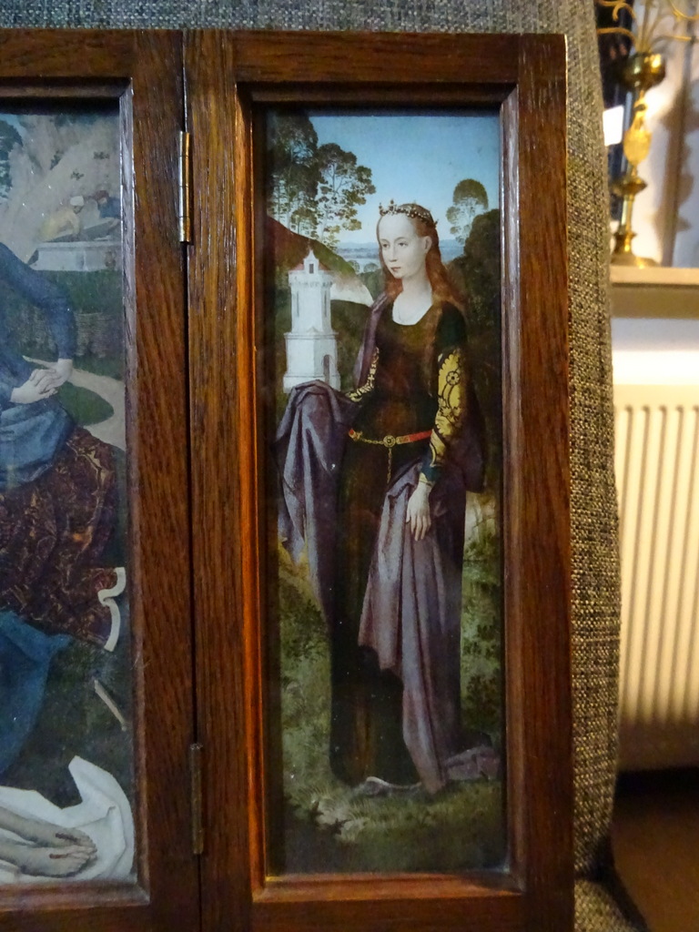 Antiek drieluik de Bewening van Christus - Afbeelding 6