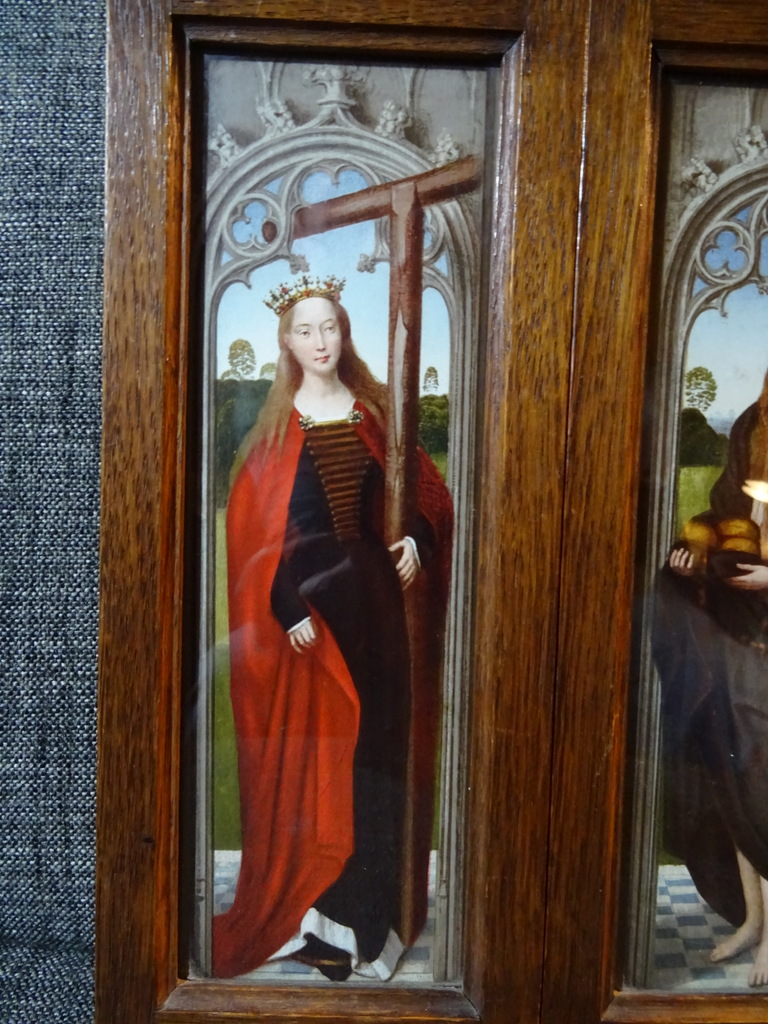 Antiek drieluik de Bewening van Christus - Afbeelding 12