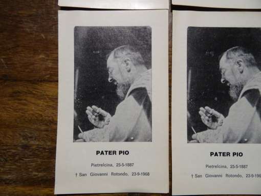 Collectie Pater Pio prentjes