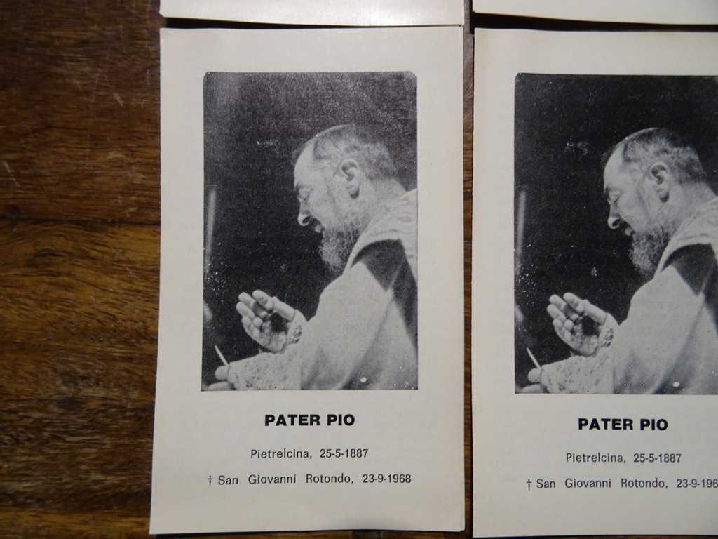 Collectie Pater Pio prentjes - Afbeelding 2