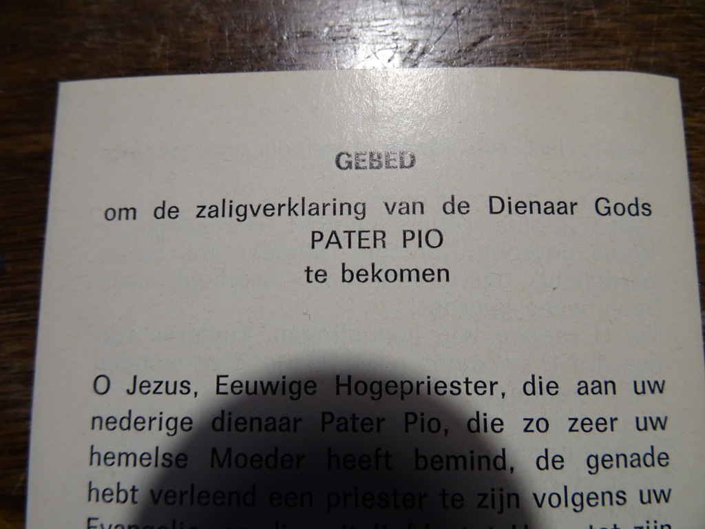 Collectie Pater Pio prentjes - Afbeelding 7