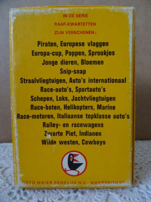 Vintage Europa-cup kwartetspel