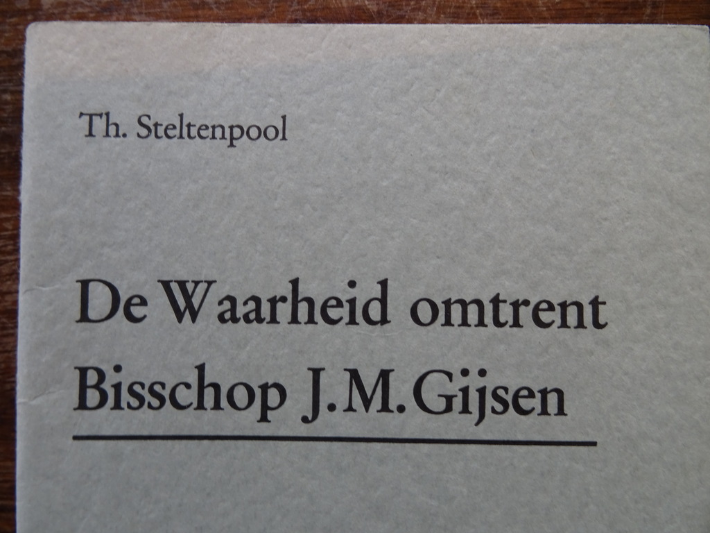 Th. Steltenpool De waarheid omtrent Bisschop J.M. Gijsen - Afbeelding 2