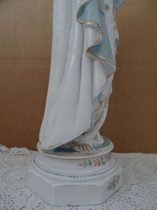 Antiek Mariabeeld De Moeder Gods Jugendstil