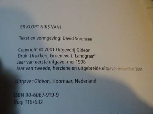 David Sorensen Er klopt niks van