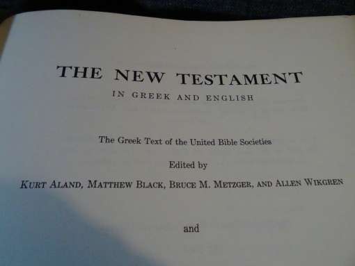 The New Testament American Bible Society