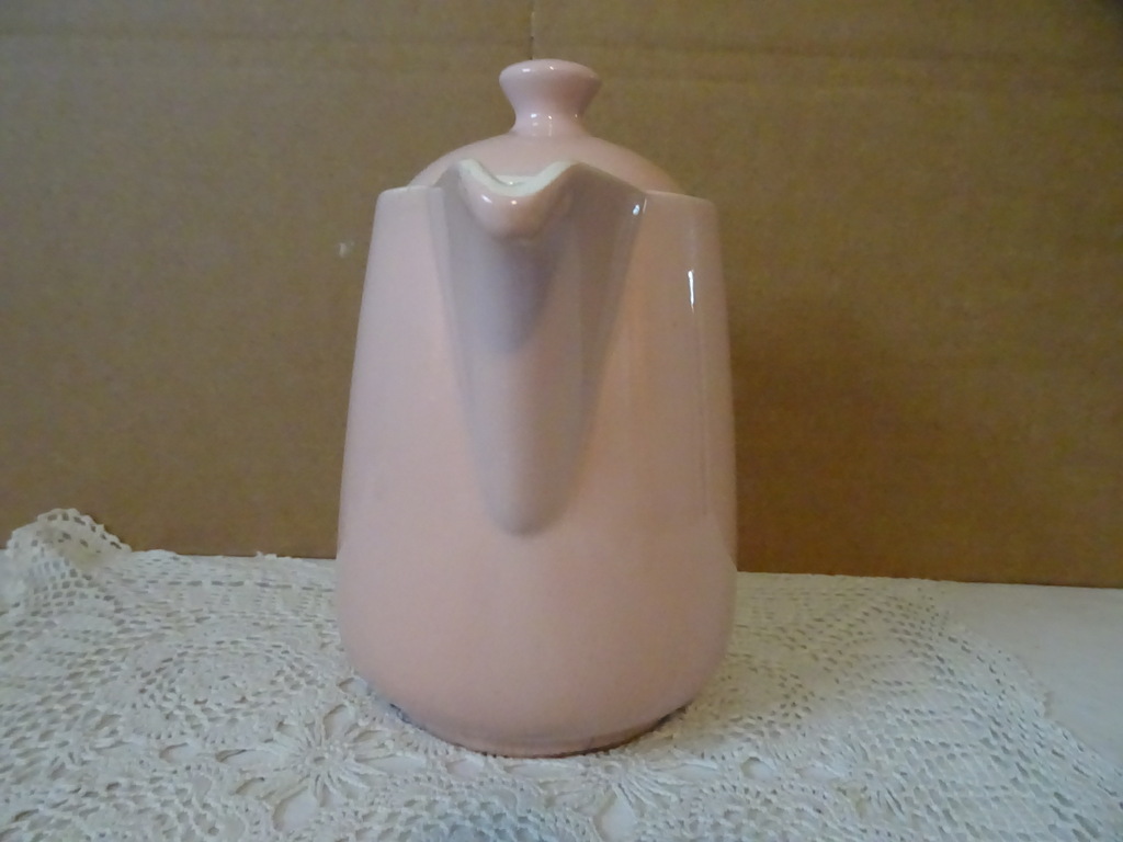 Antieke pastel roze theepot P Regout Antieke pastel roze theepot P Regout