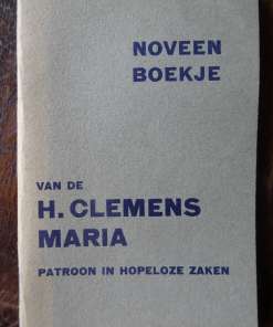 Noveen boekje van de H. Clemens