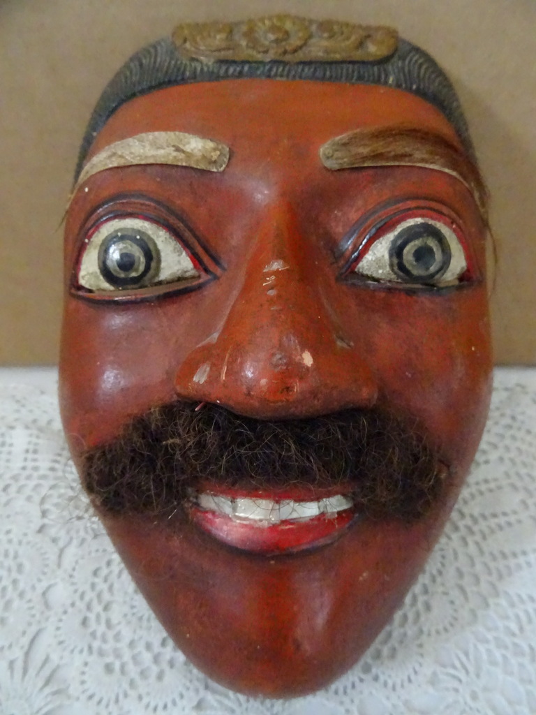 Vintage houten masker Indonesië - Afbeelding 9