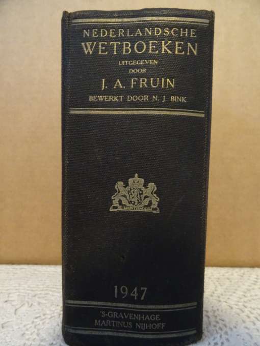 De Nederlandsche wetboeken 1947