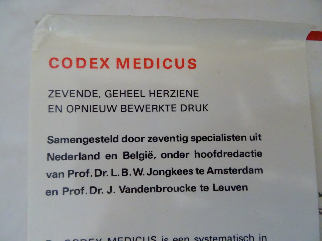 Codex Medicus Prof Dr LBW Jongkees - Afbeelding 3
