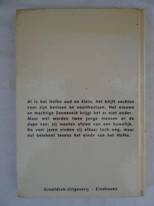 Marie Koenen Het Hofke Grote-letter-uitgave
