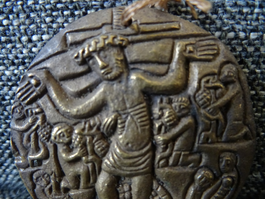 Art deco medaillon Jezus Christus - Afbeelding 2