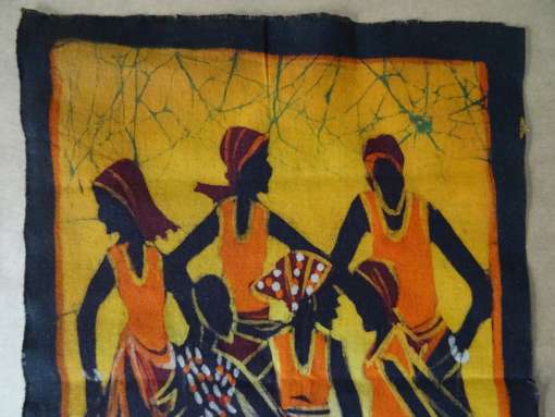 Afrikaanse kunst op linnen
