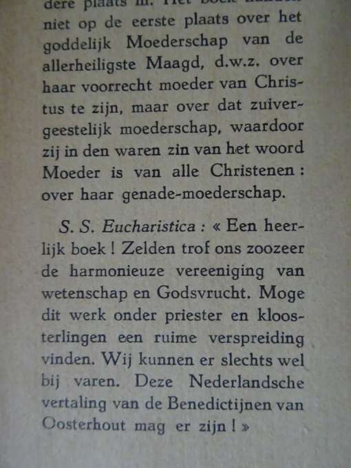 R. Bernard O.P. Het Maria-mysterie