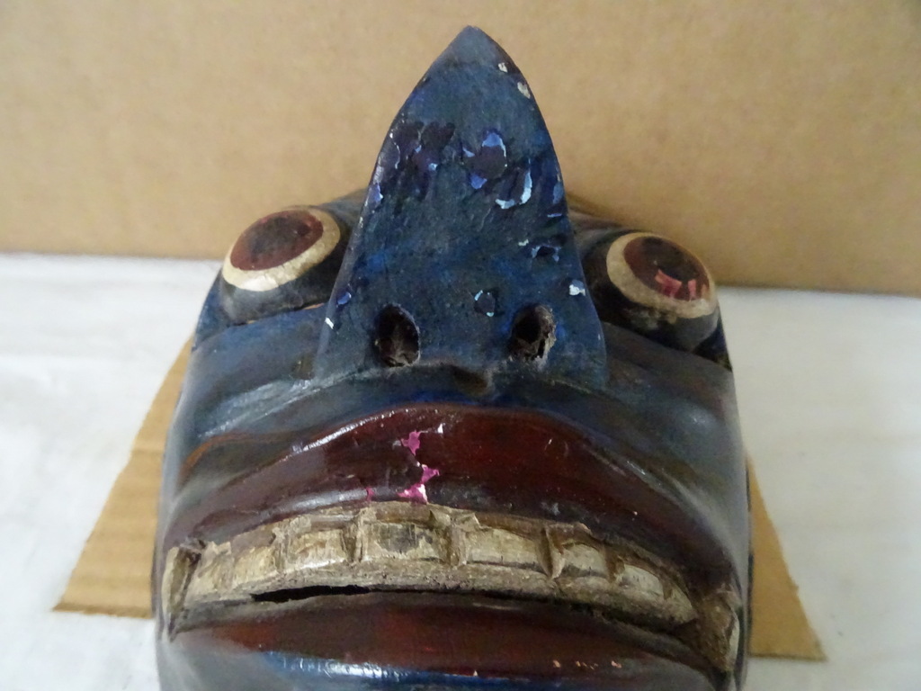 Vintage houten masker Indonesië - Afbeelding 9