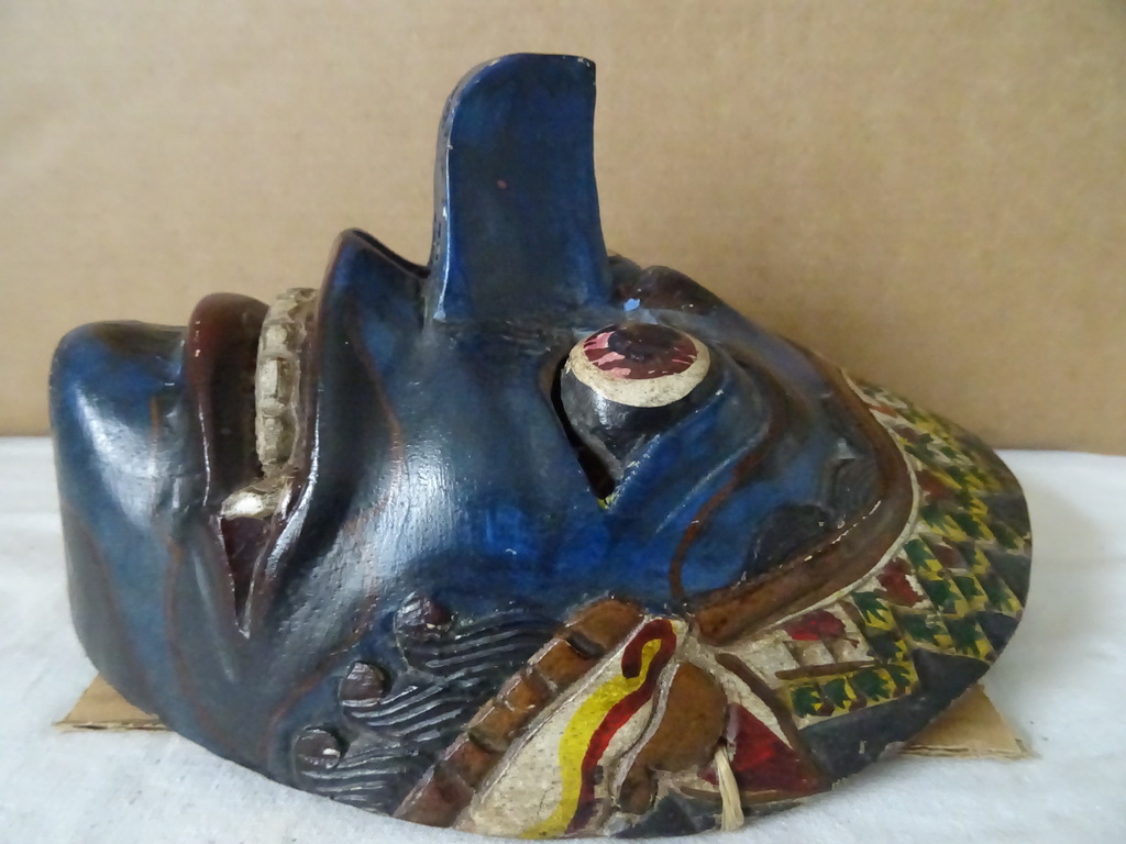 Vintage houten masker Indonesië - Afbeelding 10