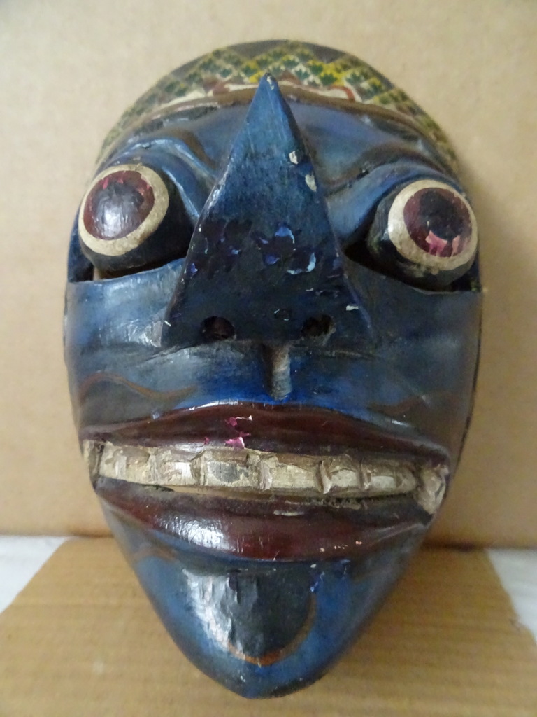 Vintage houten masker Indonesië - Afbeelding 16