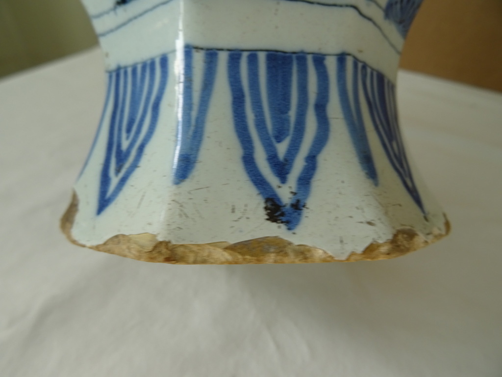 Antieke 18e-eeuwse Delfts blauwe vaas - Afbeelding 20