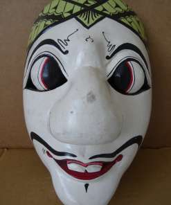 Vintage houten masker Indonesië