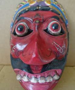 Vintage houten masker Indonesië