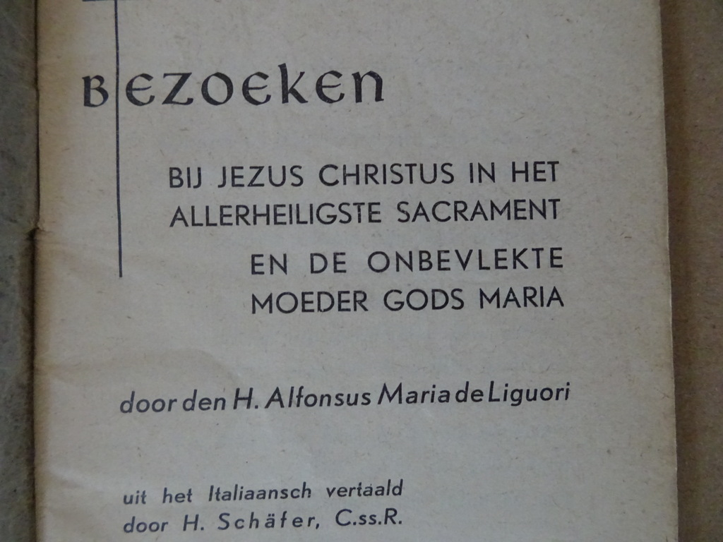 Bezoeken door den h. Alfonsus Bezoeken door den h. Alfonsus