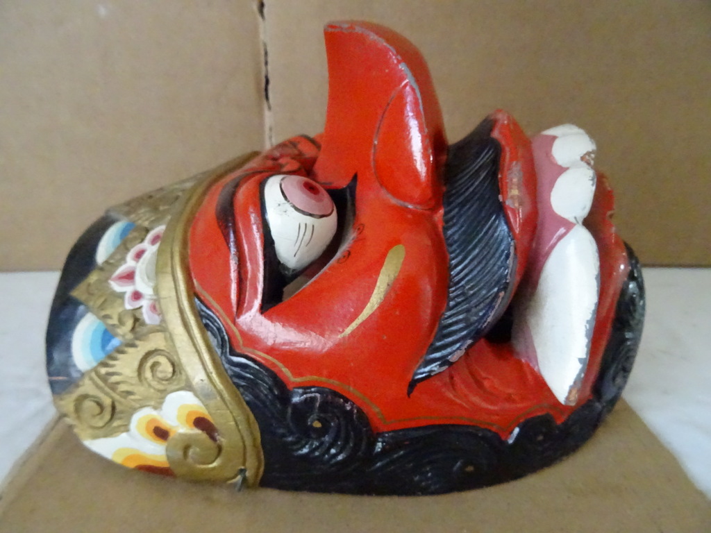 Vintage houten masker Indonesië Vintage houten masker Indonesië