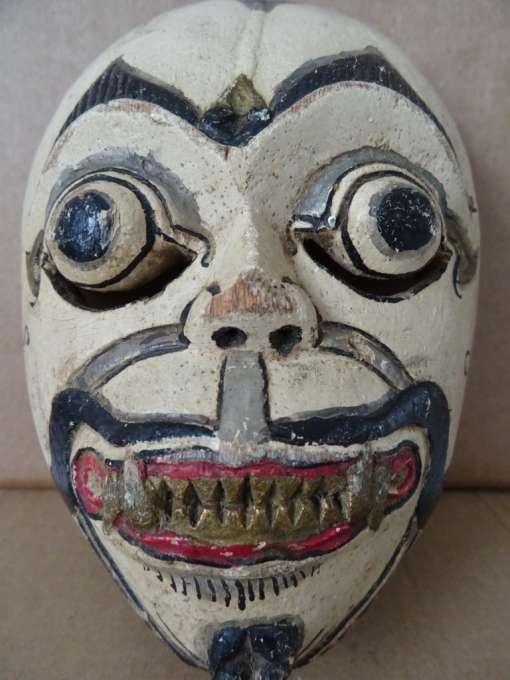 Vintage houten masker Indonesië