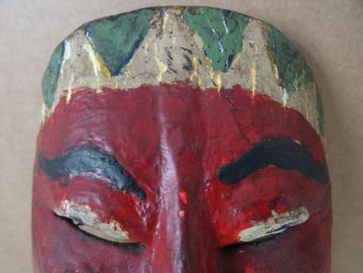 Antiek houten Wayang Topeng masker Indonesië