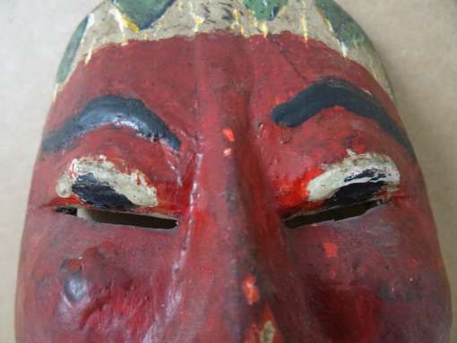 Vintage houten Wayang Topeng masker Indonesië