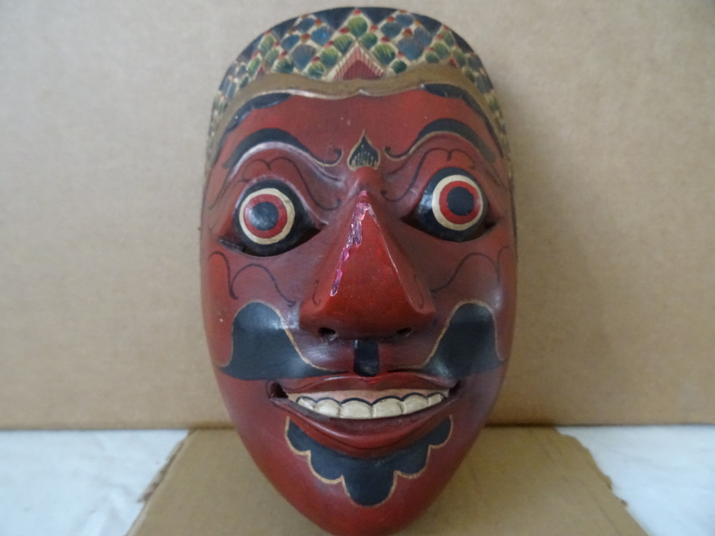 Vintage houten masker Indonesië - Afbeelding 14