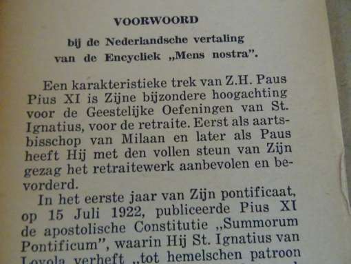 Encycliek van Z.H. Paus Pius XI