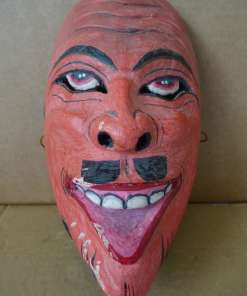 Vintage houten masker Indonesië