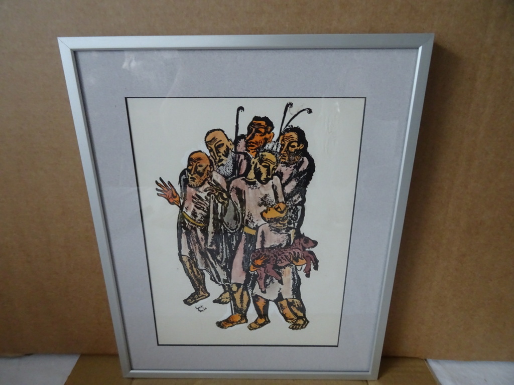 Charles Eyck lithografie Jezus en Het Lam Gods - Afbeelding 3