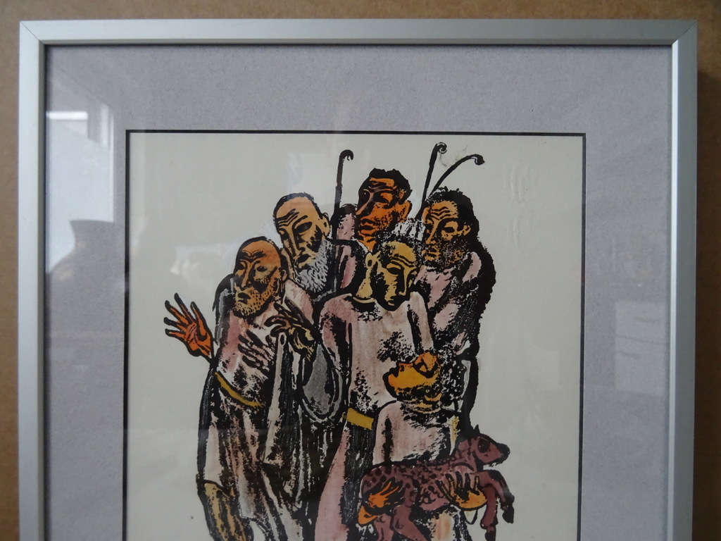 Charles Eyck lithografie Jezus en Het Lam Gods - Afbeelding 4