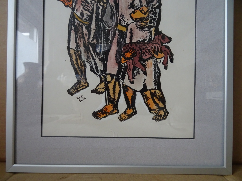 Charles Eyck lithografie Jezus en Het Lam Gods - Afbeelding 5