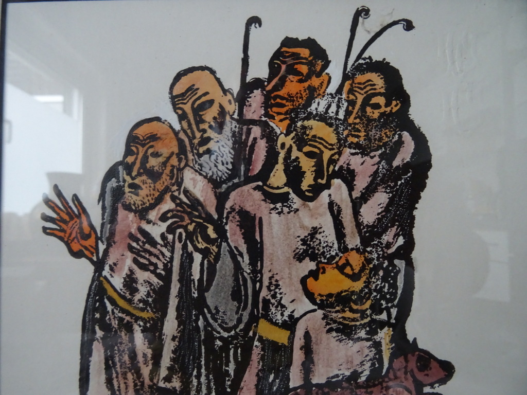 Charles Eyck lithografie Jezus en Het Lam Gods - Afbeelding 6