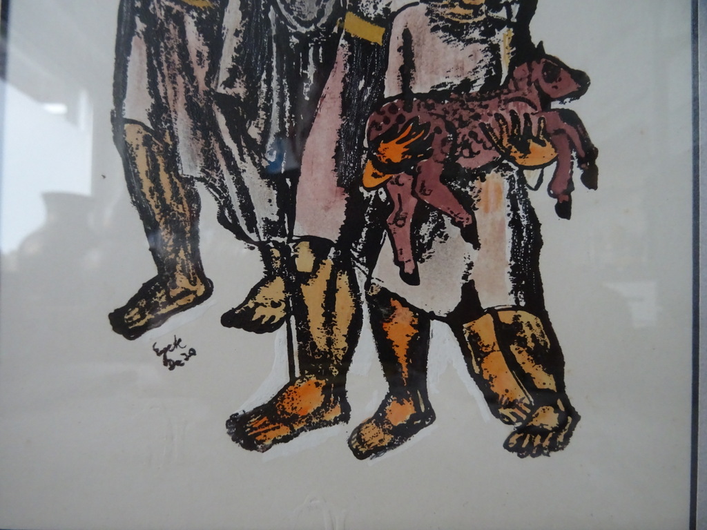 Charles Eyck lithografie Jezus en Het Lam Gods - Afbeelding 8
