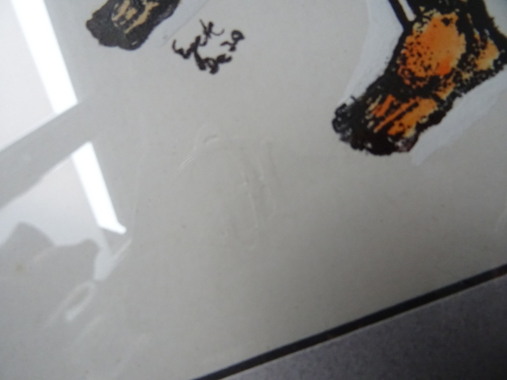 Charles Eyck lithografie Jezus en Het Lam Gods - Afbeelding 9