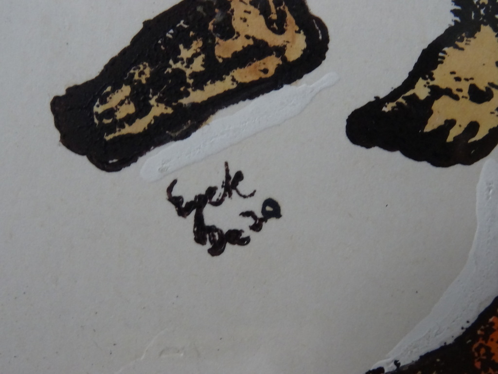Charles Eyck lithografie Jezus en Het Lam Gods - Afbeelding 11