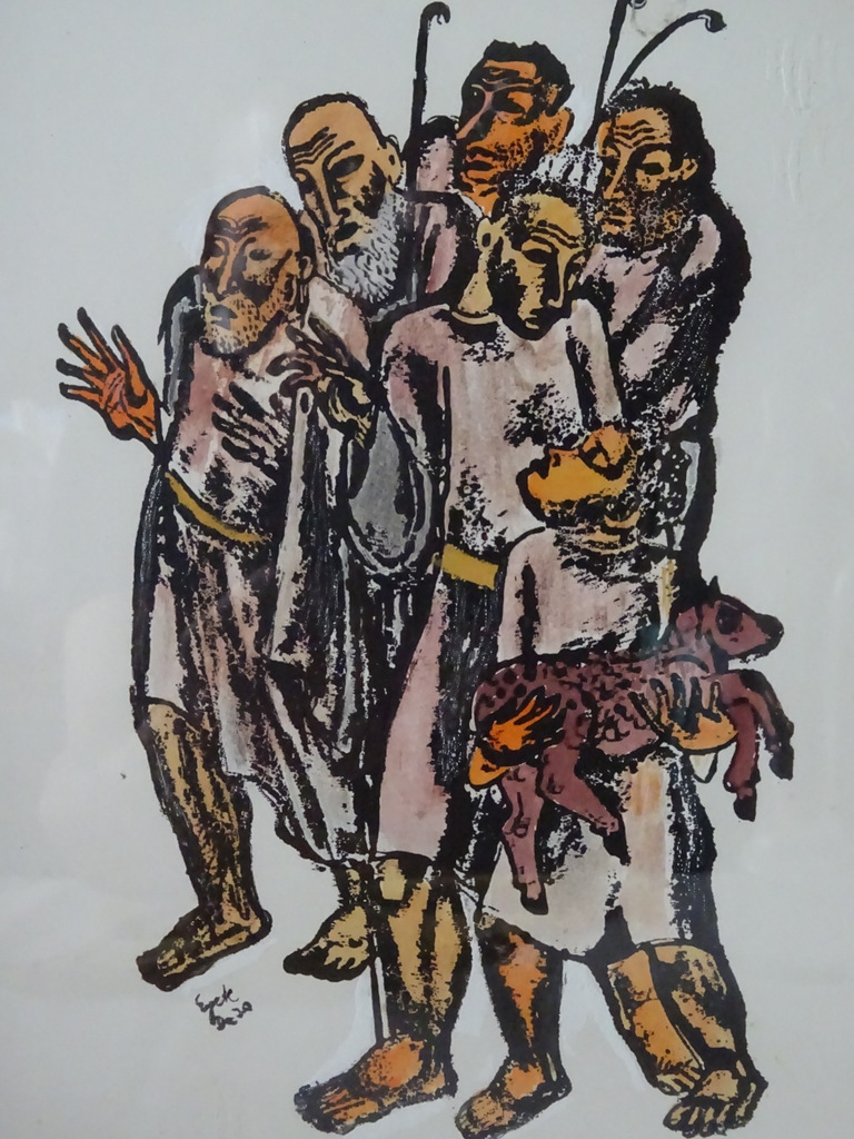 Charles Eyck lithografie Jezus en Het Lam Gods - Afbeelding 12
