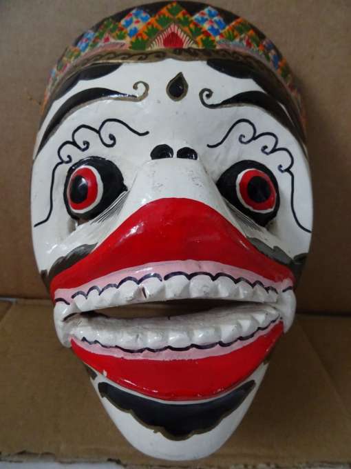 Vintage houten Hanuman masker Indonesië