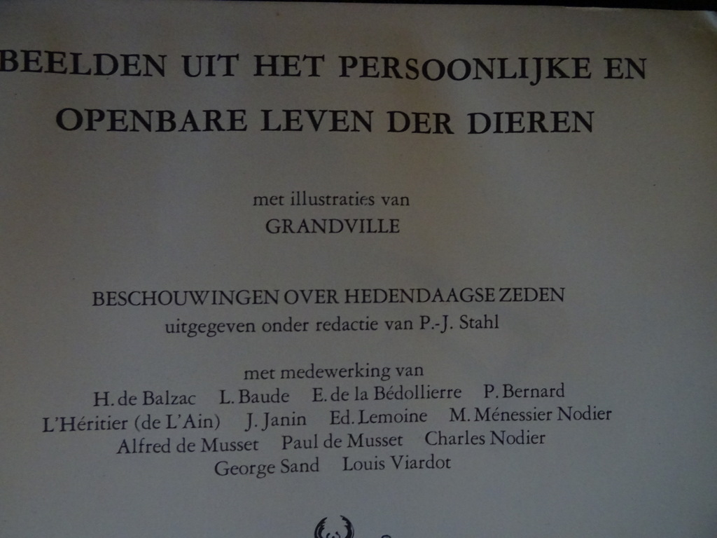 Beelden uit het persoonlijke en openbare leven der dieren - Afbeelding 10