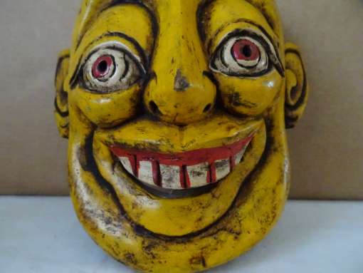 Vintage houten maskers Indonesië